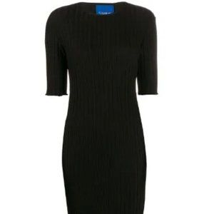 Black Capo ribbed mini dress from Simon Miller